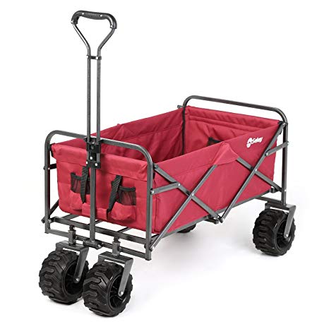 Carrello da spiaggia - Pieghevole - 75 kg - 800 - 1100 mm